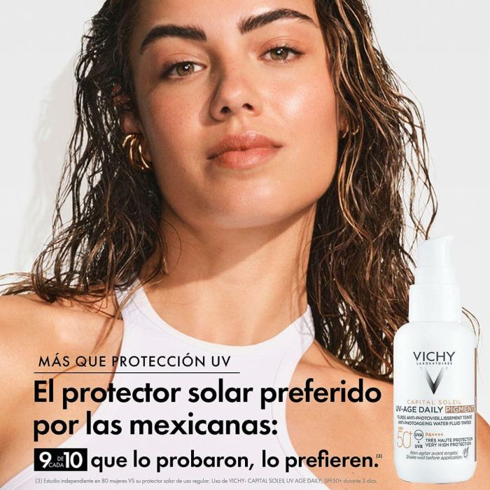 Vichy CAPITAL SOLEIL UV AGE fluido fotoprotector diario color medium SPF50+ 40 ml 2 Vichy CAPITAL SOLEIL UV AGE fluido fotoprotector diario color medium SPF50+ 40 ml 2