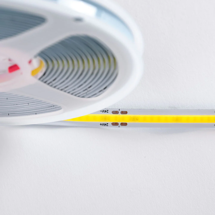 BX3 LIGHT Tira LED Flexible COB 5m 50W 24V DC Blanco 4000K IP20 para Interior, BX3-COB-320-24DC-W