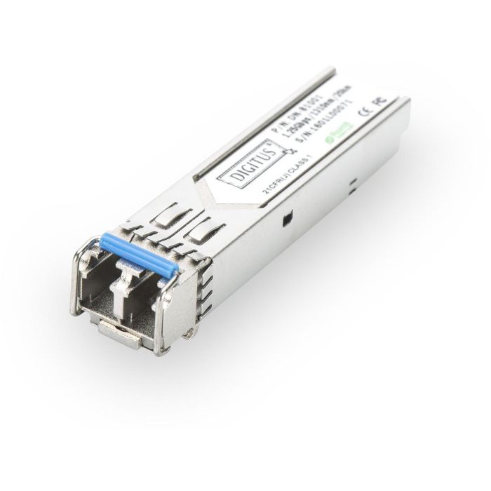Digitus Módulo SFP mini GBIC 1.25Gbps LC Dúplex Singlemode 20km para Fibra Óptica 1310nm Gigabit Ethernet 0 Digitus Módulo SFP mini GBIC 1.25Gbps LC Dúplex Singlemode 20km para Fibra Óptica 1310nm Gigabit Ethernet 0