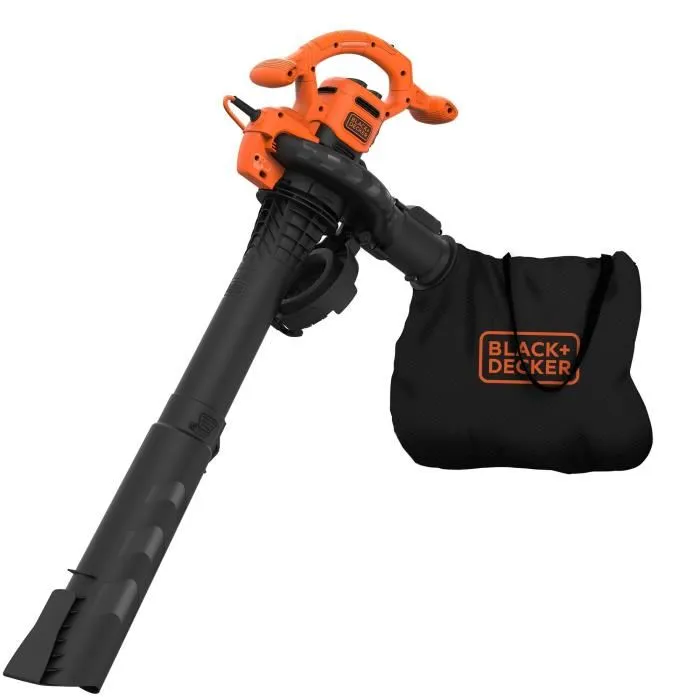 Black+Decker Aspirador Soplador con Cable BEBL260-QS 2600W Capacidad 40L Volumen de aspiración 11,8m3/min 1 Black+Decker Aspirador Soplador con Cable BEBL260-QS 2600W Capacidad 40L Volumen de aspiración 11,8m3/min 1