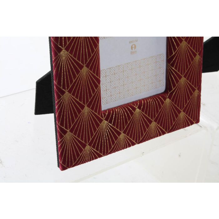 DKD Home Decor Marco de Fotos Glam para 10x15 cm Morado Rosa (4 Unidades). Ideal para decoración de hogar, fabricado en Poliéster y Madera. 2 DKD Home Decor Marco de Fotos Glam para 10x15 cm Morado Rosa (4 Unidades). Ideal para decoración de hogar, fabricado en Poliéster y Madera. 2
