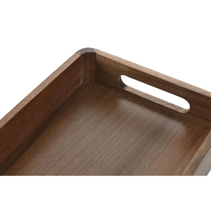 Bandeja Basicos DKD Home Decor Natural 18 x 5 x 32 cm 2 Bandeja Basicos DKD Home Decor Natural 18 x 5 x 32 cm 2