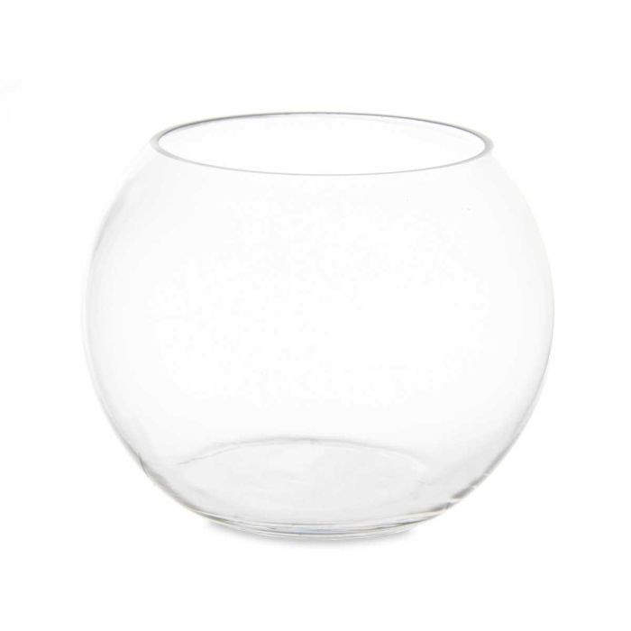 Pecera Pequeña Giftdecor 15 cm - Vidrio Transparente 1500 ml (12 Unidades) 1 Pecera Pequeña Giftdecor 15 cm - Vidrio Transparente 1500 ml (12 Unidades) 1