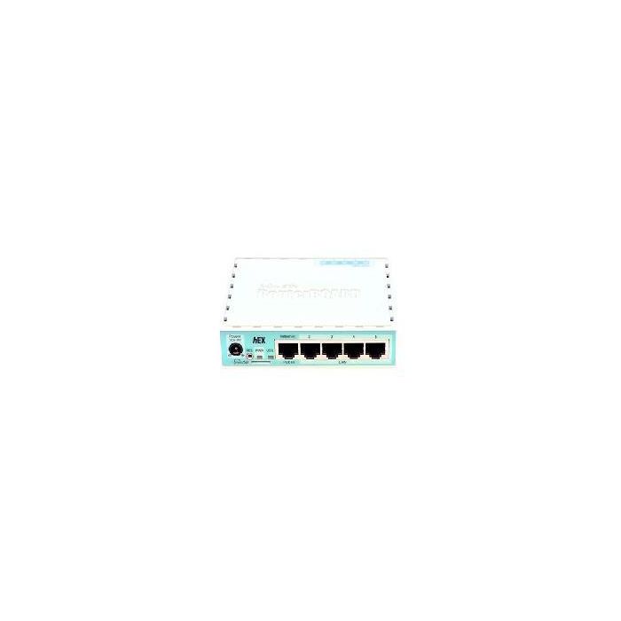 Mikrotik RB750GR3 Router Gigabit Ethernet Turquesa, Blanco 10/100/1000 Mbit/s Mikrotik RB750GR3 Router Gigabit Ethernet Turquesa, Blanco 10/100/1000 Mbit/s