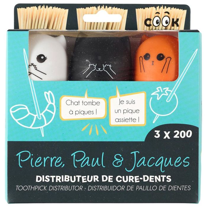Juego De 3 Dispensadores Palillos Cook Concept 2