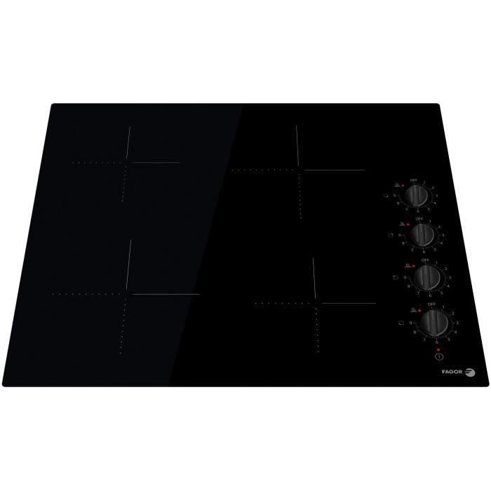 Placa vitrocerámica FAGOR FAVM3540 4 fuegos Negro 56 cm x 49 cm 2