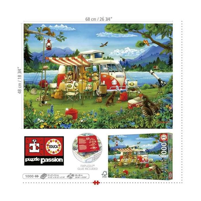 Puzzle 1000 Vacaciones En El Campo 19922 Educa 1