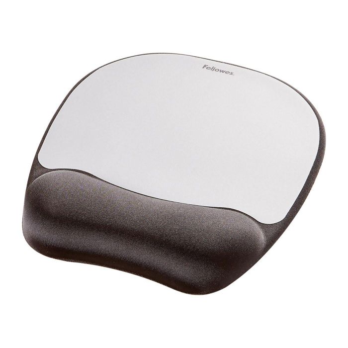 Fellowes Alfombrilla con reposamuñecas Memory Foam Plateado Fellowes Alfombrilla con reposamuñecas Memory Foam Plateado