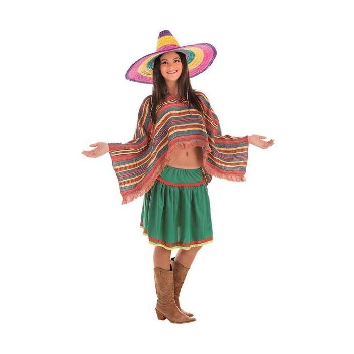 Creaciones Llopis Disfraz Adulto Mexicana Talla L 1