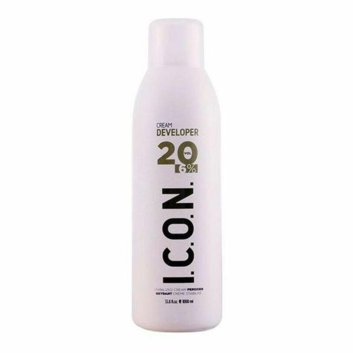I.C.O.N. ECOTECH COLOR Loción Activadora Cream Developer 20 Vol. (6%) Uso Profesional 1000 ml