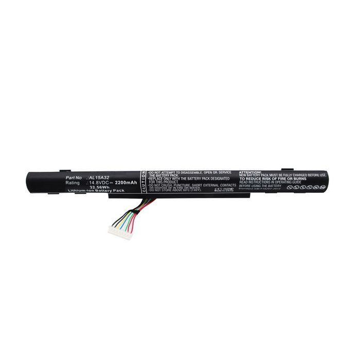 CoreParts Laptop Battery for Acer 33Wh Li-ion 14.8V 2200mAh Black, Aspire E5-422, Aspire E5-422G, Aspire E5-472, Aspire E5-472G, Aspire E5-4 1 CoreParts Laptop Battery for Acer 33Wh Li-ion 14.8V 2200mAh Black, Aspire E5-422, Aspire E5-422G, Aspire E5-472, Aspire E5-472G, Aspire E5-4 1