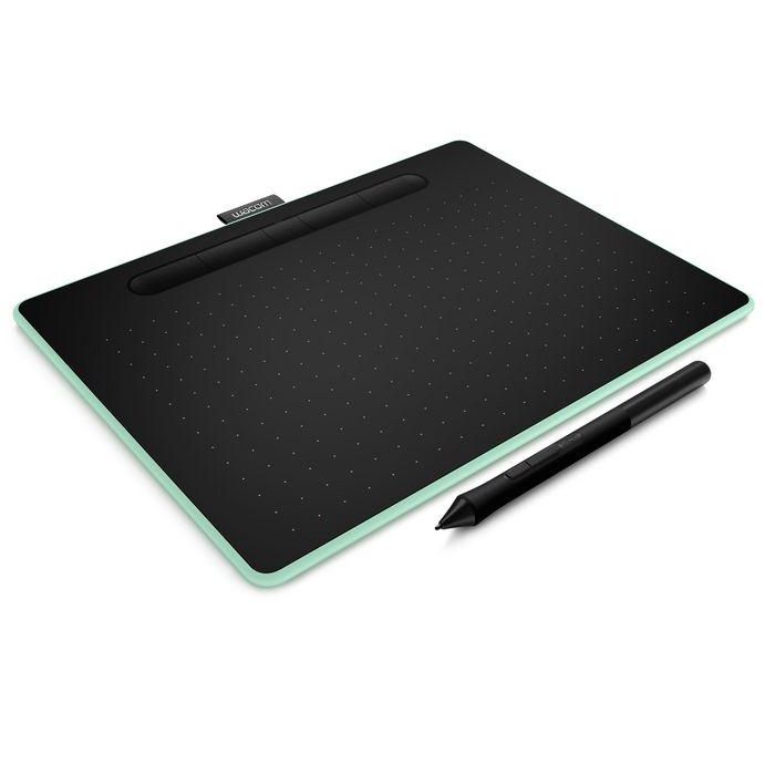 Wacom Medium Tablet with Pressure-Sensitive, 216x135mm, USB/Bluetooth 4.2, Expresskeys, 2540lpi, 133pps, 410g, Black/Pistachio Green 4