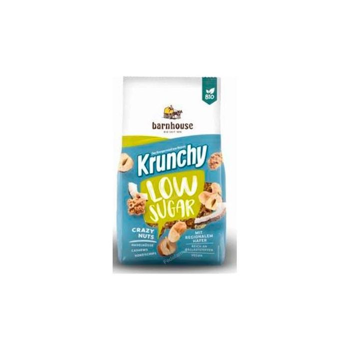 BARNHOUSE Muesli Krunchy Low Sugar Frutos Secos 375g Bio