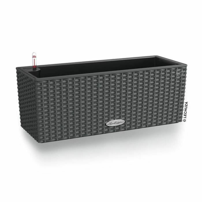 Maceta Lechuza Negro Gris Polipropileno 0 Maceta Lechuza Negro Gris Polipropileno 0