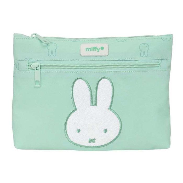 Portatodo Doble Miffy Menta Menta 23 x 16 x 3 cm 0 Portatodo Doble Miffy Menta Menta 23 x 16 x 3 cm 0