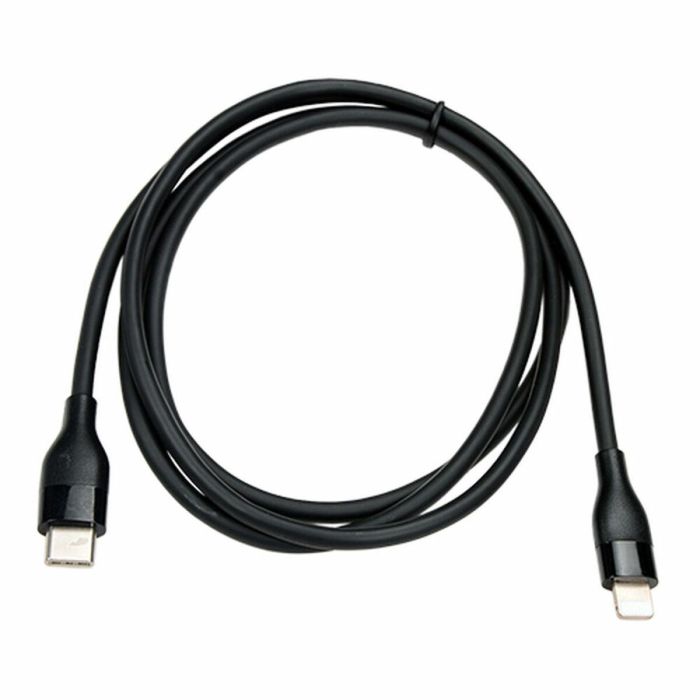 Cable USB-C a Lightning V7 V7USBCLGT-1M Negro 1 m (1 unidad) 1 Cable USB-C a Lightning V7 V7USBCLGT-1M Negro 1 m (1 unidad) 1