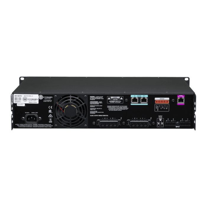 Entrada Analógica + Blu Link, 4 Canales, 300W Por Canal De Salida 5