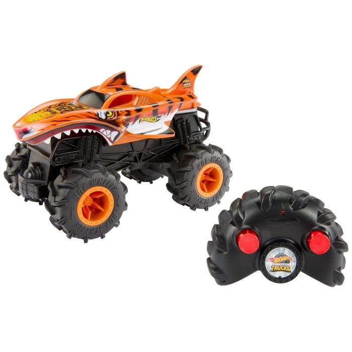 Hot Wheels Monster Trucks Tiger Shark R/C Hnv03 Mattel