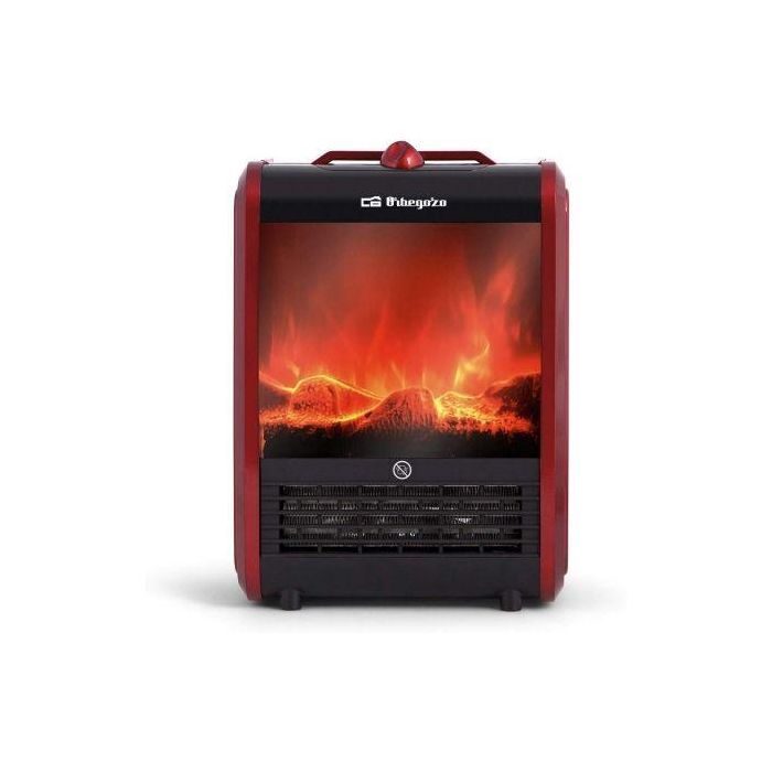 Orbegozo Chimenea Eléctrica CM 9015 2 Niveles de Potencia 750W-1500W Calefacción Hogar Decoración 4