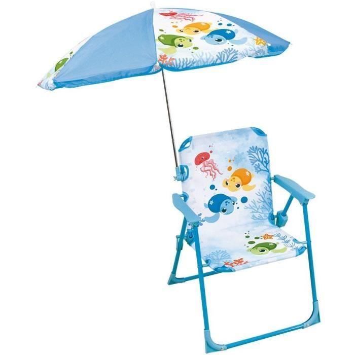 Muebles de jardín - FUN HOUSE - Silla Ma Petite Carapace Tortue Al.53 x L.38,5 x P.37,5 cm con sombrilla de 65 cm - ¡Para niños! 1 Muebles de jardín - FUN HOUSE - Silla Ma Petite Carapace Tortue Al.53 x L.38,5 x P.37,5 cm con sombrilla de 65 cm - ¡Para niños! 1