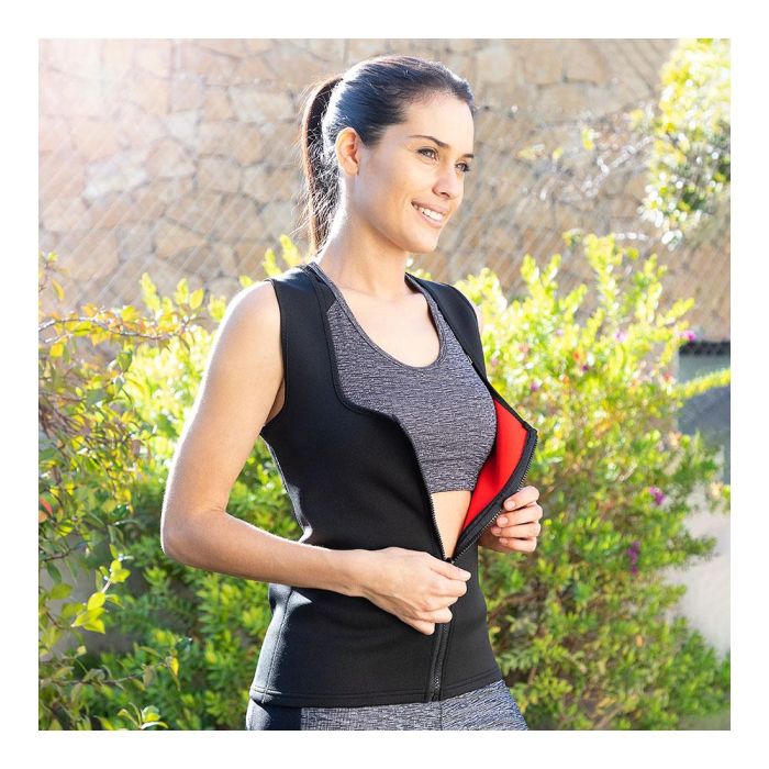 Chaleco deportivo con efecto sauna para mujer veheat XL v0103431 innovagoods 2 Chaleco deportivo con efecto sauna para mujer veheat XL v0103431 innovagoods 2