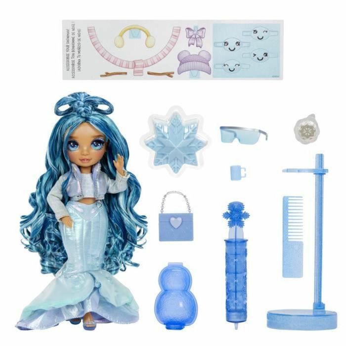 Rainbow High LIT35051120834 Winter Wonderland Muñeca de Moda Azul - Set para Revelar Color y Crear Muñeco de Nieve - Juguete Niñas 4+ Años 1 Rainbow High LIT35051120834 Winter Wonderland Muñeca de Moda Azul - Set para Revelar Color y Crear Muñeco de Nieve - Juguete Niñas 4+ Años 1
