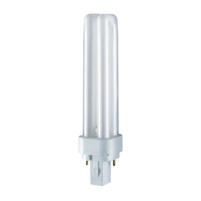 Bombilla bajo consumo g24d-2 2-pins 18 W 1200 lm pl-c 6500 k luz fria 150 x 35 mm Bombilla bajo consumo g24d-2 2-pins 18 W 1200 lm pl-c 6500 k luz fria 150 x 35 mm
