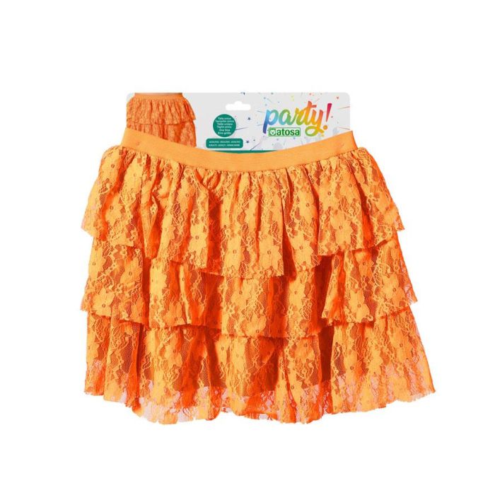 Falda Naranja - Sencilla y Multicomplementaria 1