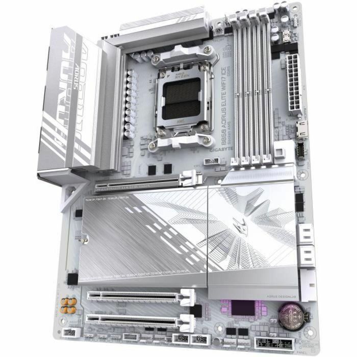 Gigabyte B850 AORUS ELITE WIFI7 ICE Placa Base - AMD Ryzen 9000, Wi-Fi 7, DDR5 8200MHz, PCIe 5.0, USB 3.2 Gen 2x2, 9MB85EL7E-00-G10 2 Gigabyte B850 AORUS ELITE WIFI7 ICE Placa Base - AMD Ryzen 9000, Wi-Fi 7, DDR5 8200MHz, PCIe 5.0, USB 3.2 Gen 2x2, 9MB85EL7E-00-G10 2