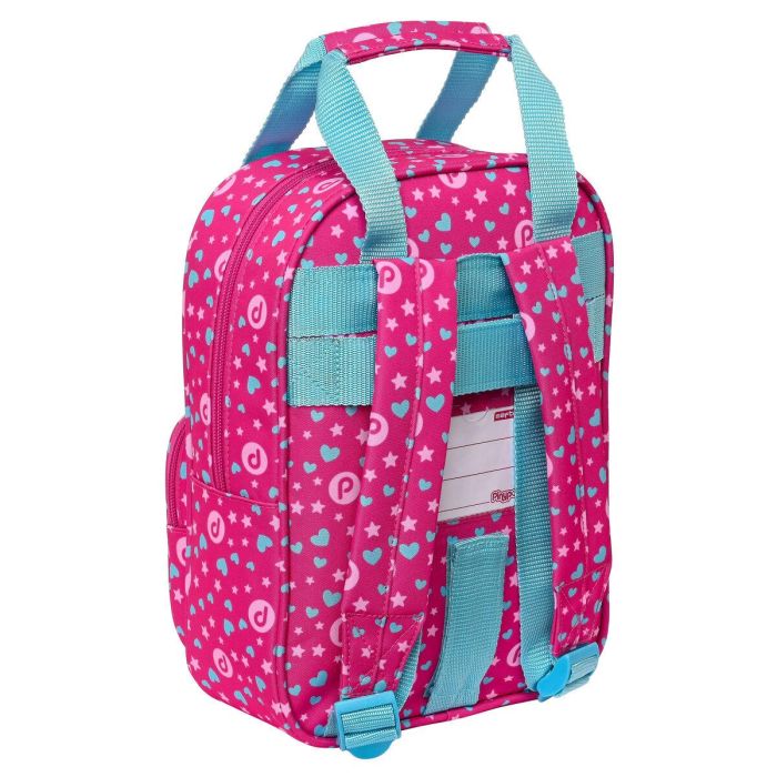 Mochila Escolar Pinypon Azul Rosa 20 x 28 x 8 cm 1
