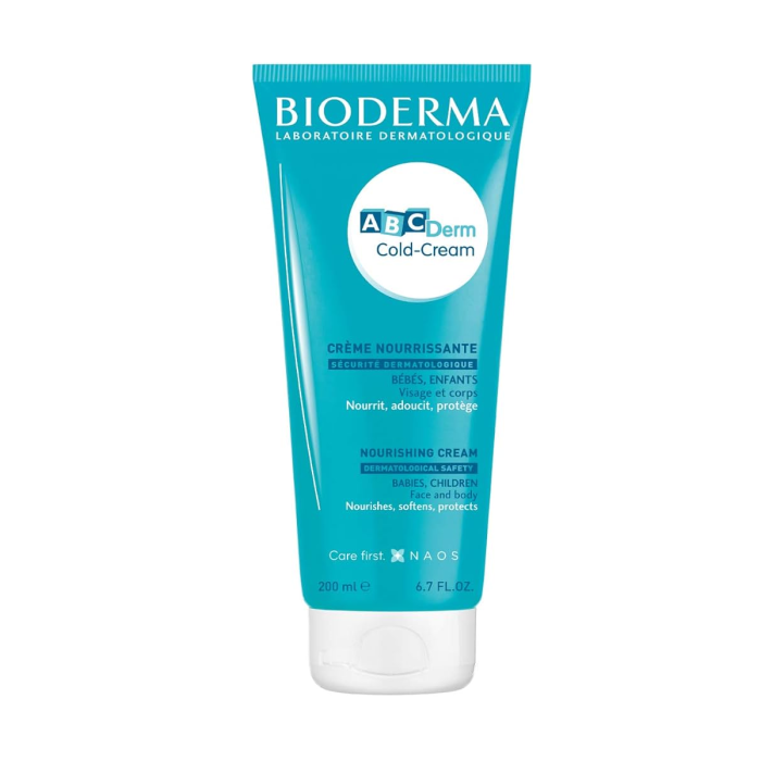 Bioderma Abcderm Cold-Cream Crema Calmante y Protectora 200 mL para Bebés y Niños