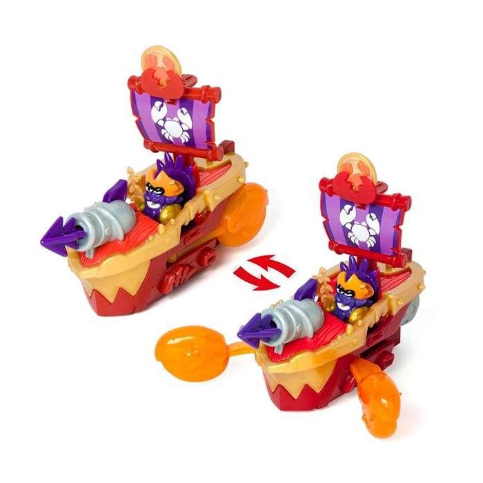 Barco piratix pirate ship con su capitan, tesoro exclusivo y moneda (sky hunter o sea crusher) 15,7x20x7,4cm - modelos surtidos 1 Barco piratix pirate ship con su capitan, tesoro exclusivo y moneda (sky hunter o sea crusher) 15,7x20x7,4cm - modelos surtidos 1