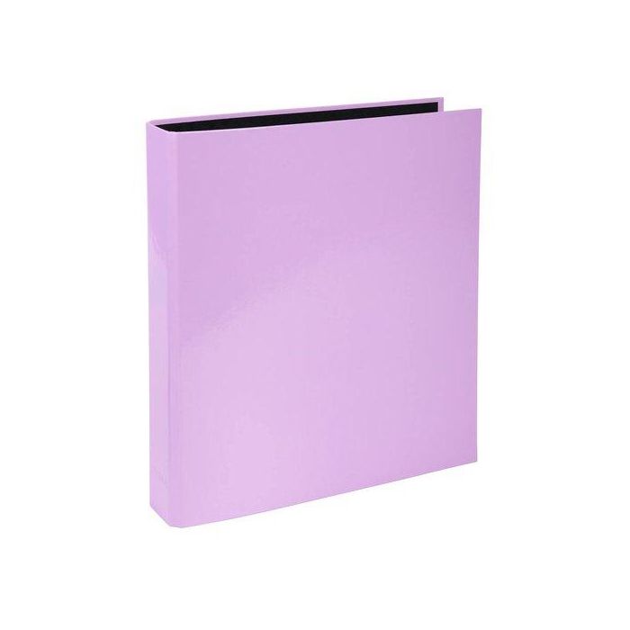 Carpeta De Anillas Exacompta Aquarel Carton Forrado A4 2 An. 25Mm Malva