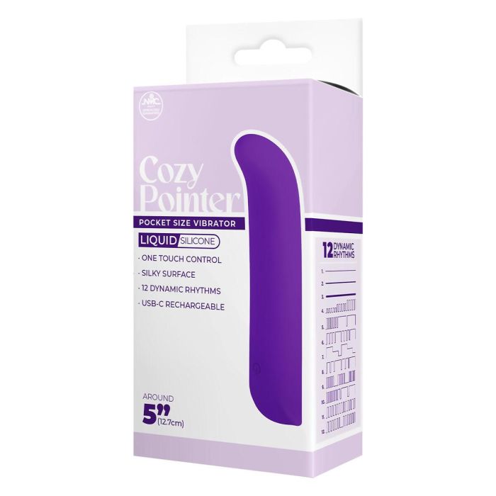 Vibrador Punto G NMC Morado 12,7 cm 2