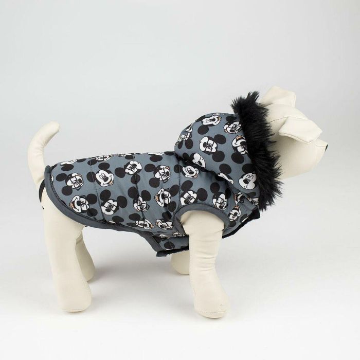 Abrigo para Perro Mickey Mouse Gris 7 Abrigo para Perro Mickey Mouse Gris 7