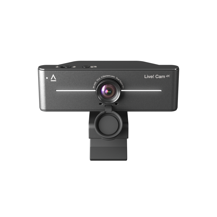 Creative Labs 73VF099000000 Webcam Live! Cam 4K UHD Plug-and-Play para Videollamadas y Transmisiones con Lente Gran Angular y Micrófonos Duales 1 Creative Labs 73VF099000000 Webcam Live! Cam 4K UHD Plug-and-Play para Videollamadas y Transmisiones con Lente Gran Angular y Micrófonos Duales 1