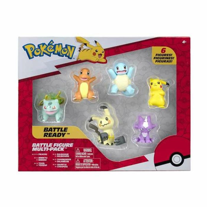 Set de Figuras Pokémon Battle Ready 5 cm Set de Figuras Pokémon Battle Ready 5 cm