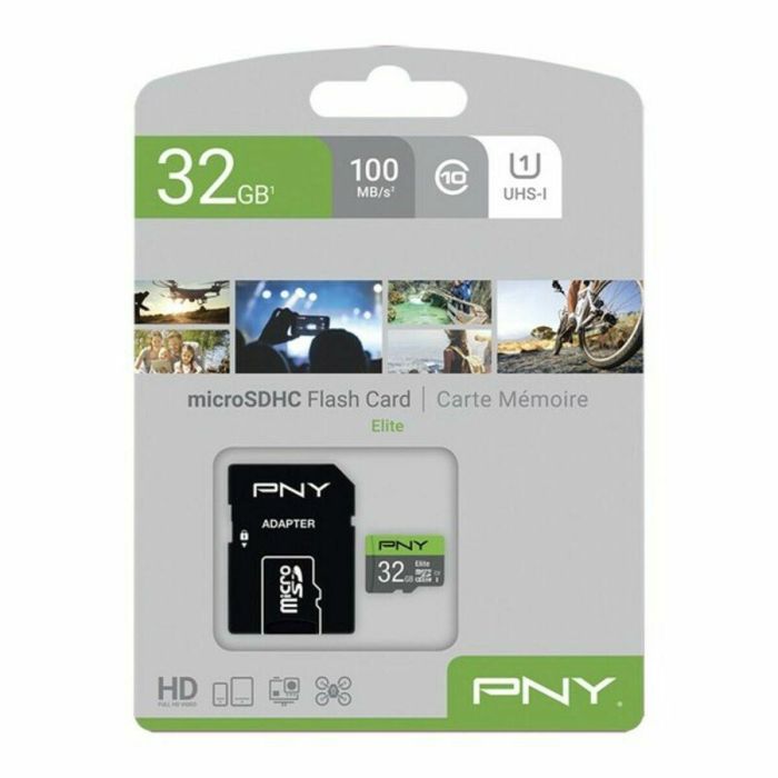 Tarjeta de Memoria SDHC PNY P-SDU32GU185GW-GE 32 GB Tarjeta de Memoria SDHC PNY P-SDU32GU185GW-GE 32 GB