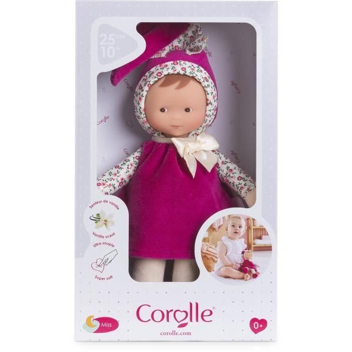 Doudou - COROLLE - Miss Rose Grenadine - 25 cm - aroma de vainilla - desde el nacimiento 1 Doudou - COROLLE - Miss Rose Grenadine - 25 cm - aroma de vainilla - desde el nacimiento 1