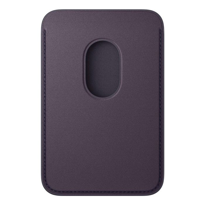 Apple iPhone Cartera de Tejido Fino con MagSafe MGH84ZMA - Morado Medianoche 2