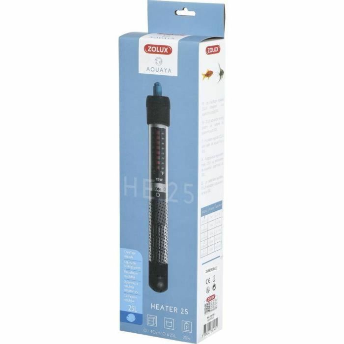 Calentador de acuario - ZOLUX - Calentador 25 - 25 W - Longitud 23 cm - Para 20 a 50 litros 2 Calentador de acuario - ZOLUX - Calentador 25 - 25 W - Longitud 23 cm - Para 20 a 50 litros 2