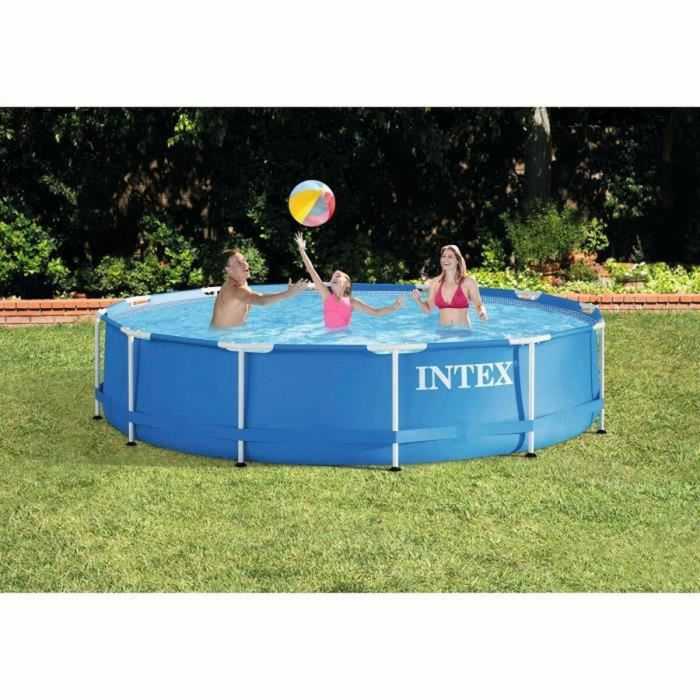 Intex 28212NP Piscina Kit Estructura Metal Tubular Redondo 365.76 x 76.2 cm 1 Intex 28212NP Piscina Kit Estructura Metal Tubular Redondo 365.76 x 76.2 cm 1