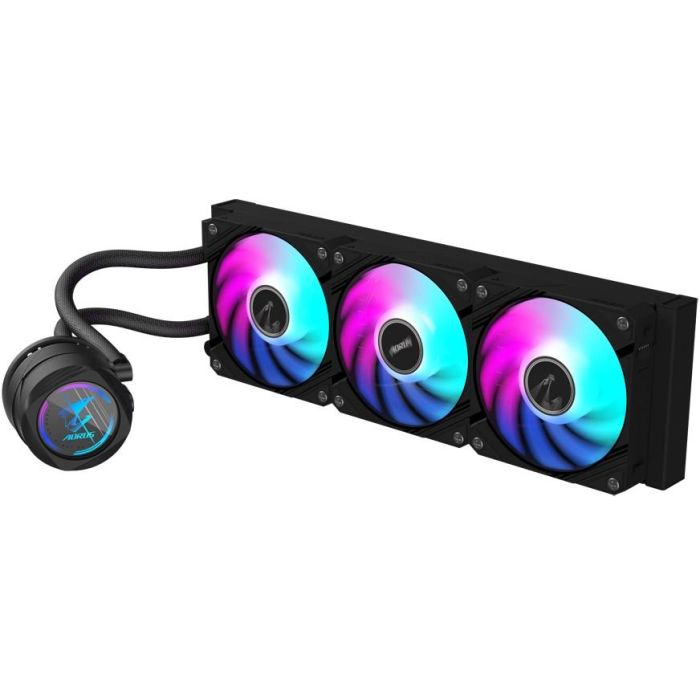 Gigabyte AORUS WATERFORCE II 360 G2 Refrigeración Líquida AIO para CPU 360mm Compatible LGA1200/1700, AM4/AM5, Negro 1 Gigabyte AORUS WATERFORCE II 360 G2 Refrigeración Líquida AIO para CPU 360mm Compatible LGA1200/1700, AM4/AM5, Negro 1