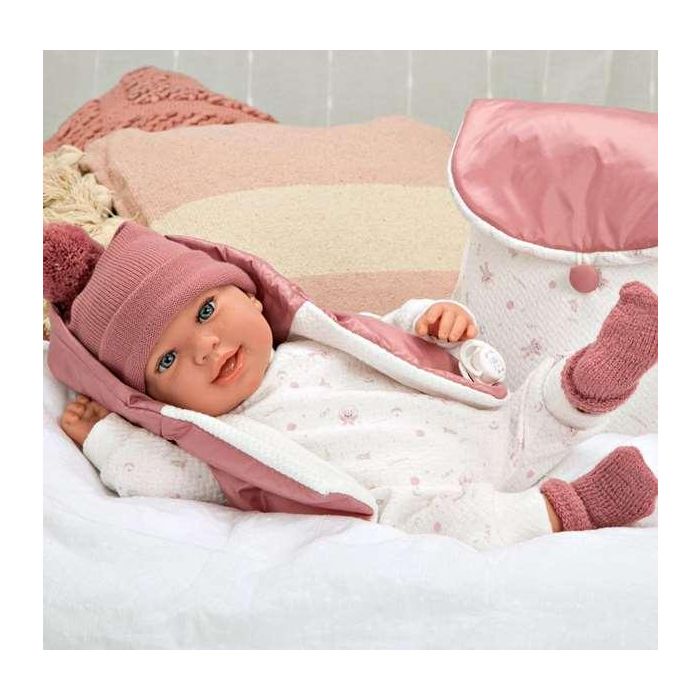 Muñeca elegance 45 cm adi rosa c/mochila (muñeco de peso) 2