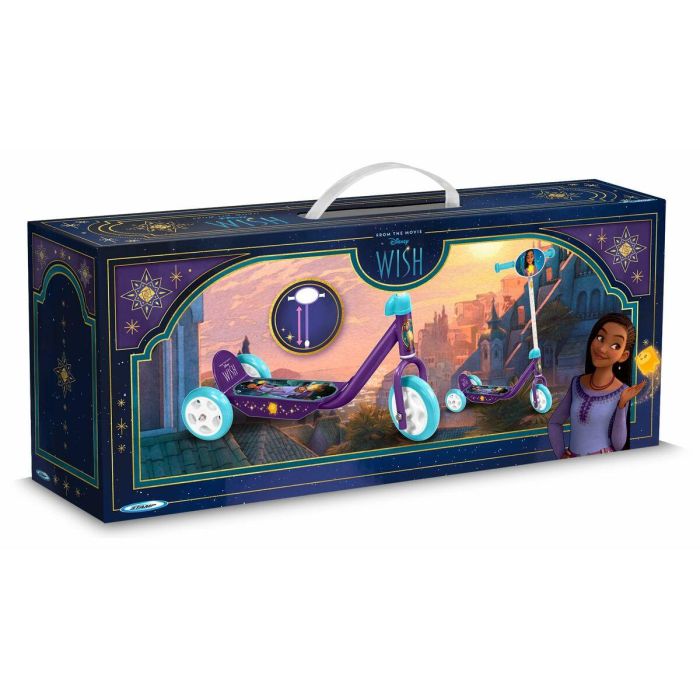 Patinete Disney Morado wish 3 Patinete Disney Morado wish 3