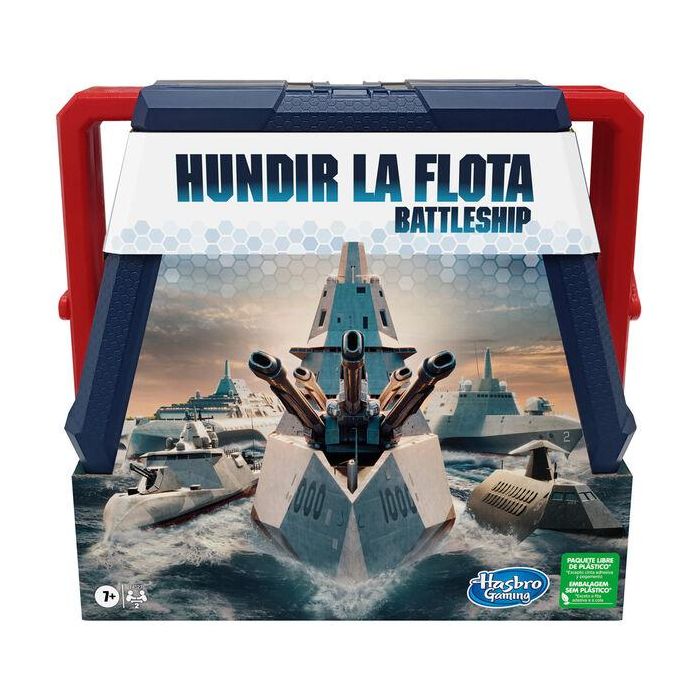 Hasbro Gaming F4527 Hundir La Flota | Juego de Mesa de Combate Naval Clásico | Estrategia | Español | Edad +7 años 4 Hasbro Gaming F4527 Hundir La Flota | Juego de Mesa de Combate Naval Clásico | Estrategia | Español | Edad +7 años 4