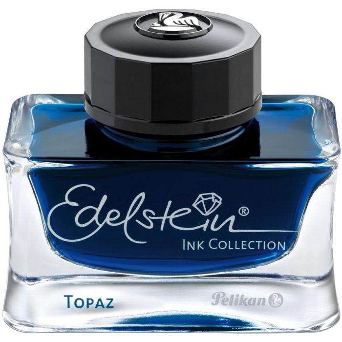 Pelikan Tinta Edelstein türkis-blau 50ml para pluma estilográfica, azul turquesa. Envase individual.