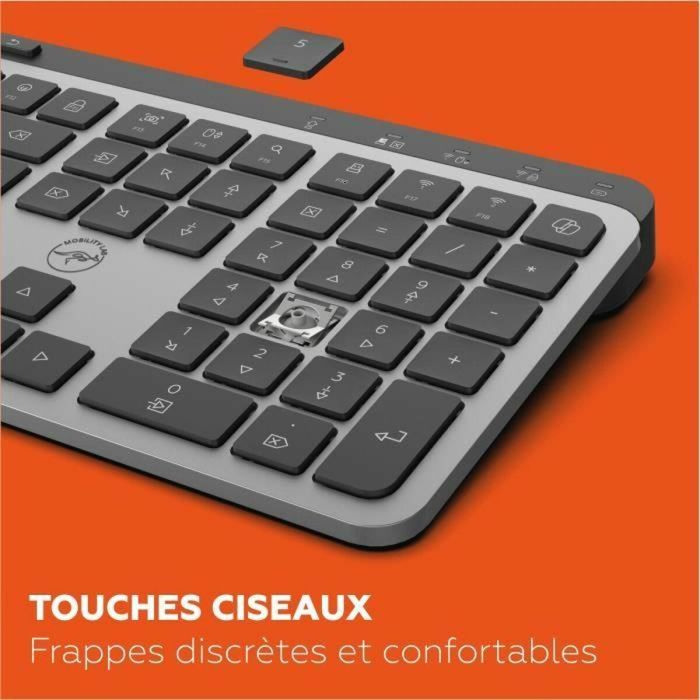 Teclado Mobility Lab KP450W Negro Gris 3