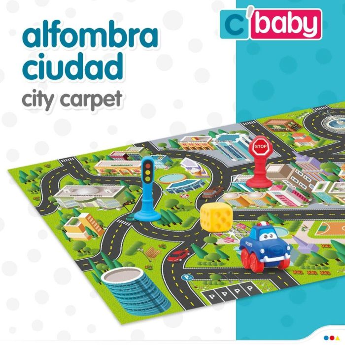 Alfombra de juego Colorbaby Ciudad Plástico (2 Unidades) 5