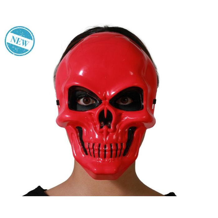 Máscara Esqueleto Rosa Halloween Color Original Atrevido